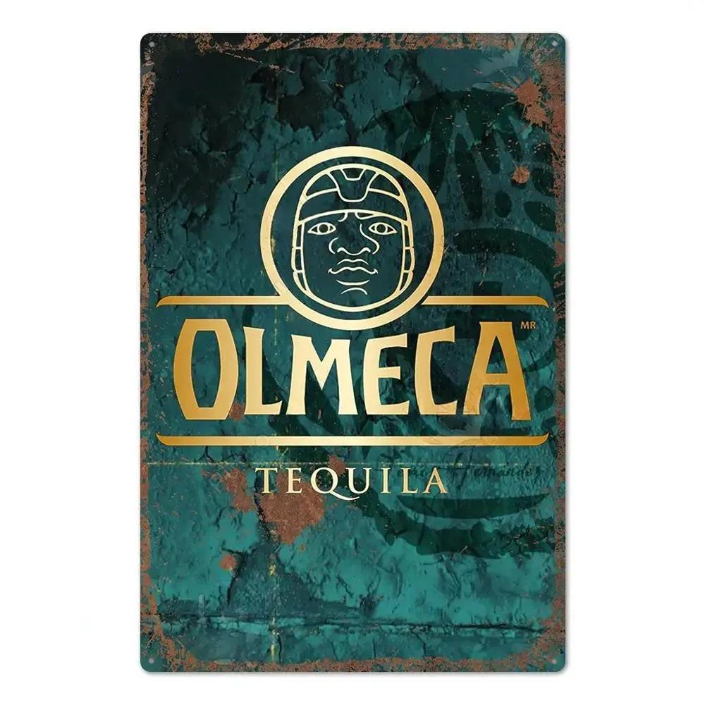 Vintage Tequila Bar Metal Tin Logo Plaque Tin Painting Bar Club Modern Wall Art Home Decoration Board Wall Painting Gift