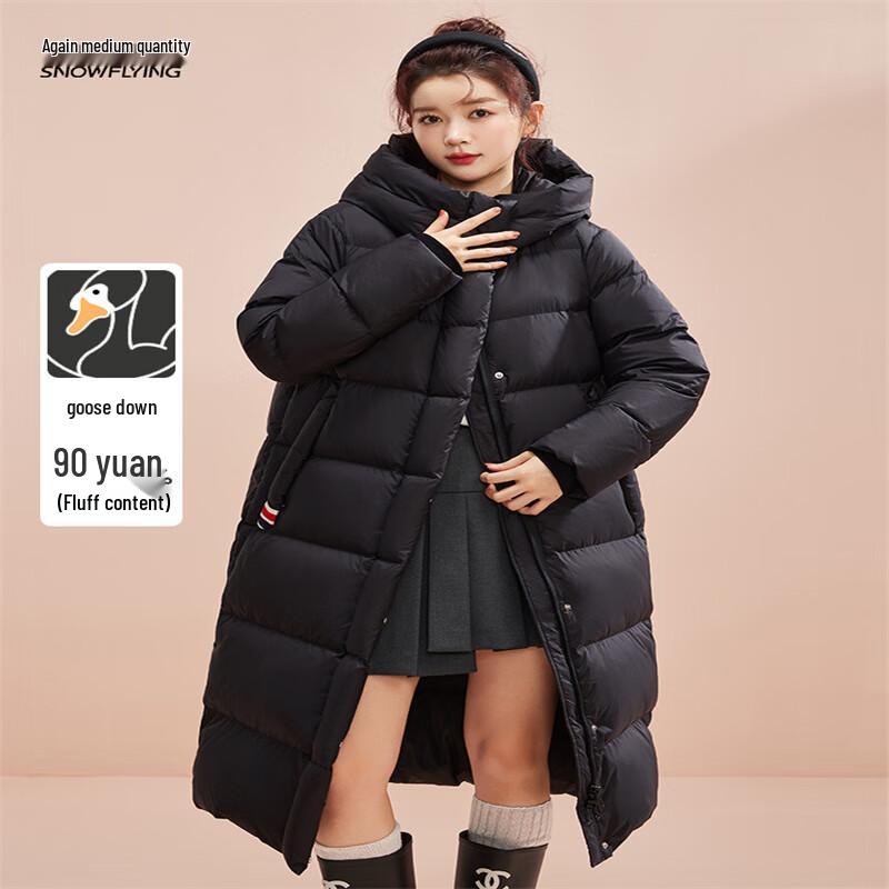 

Snowflying Women s Long Goose Down Parka M