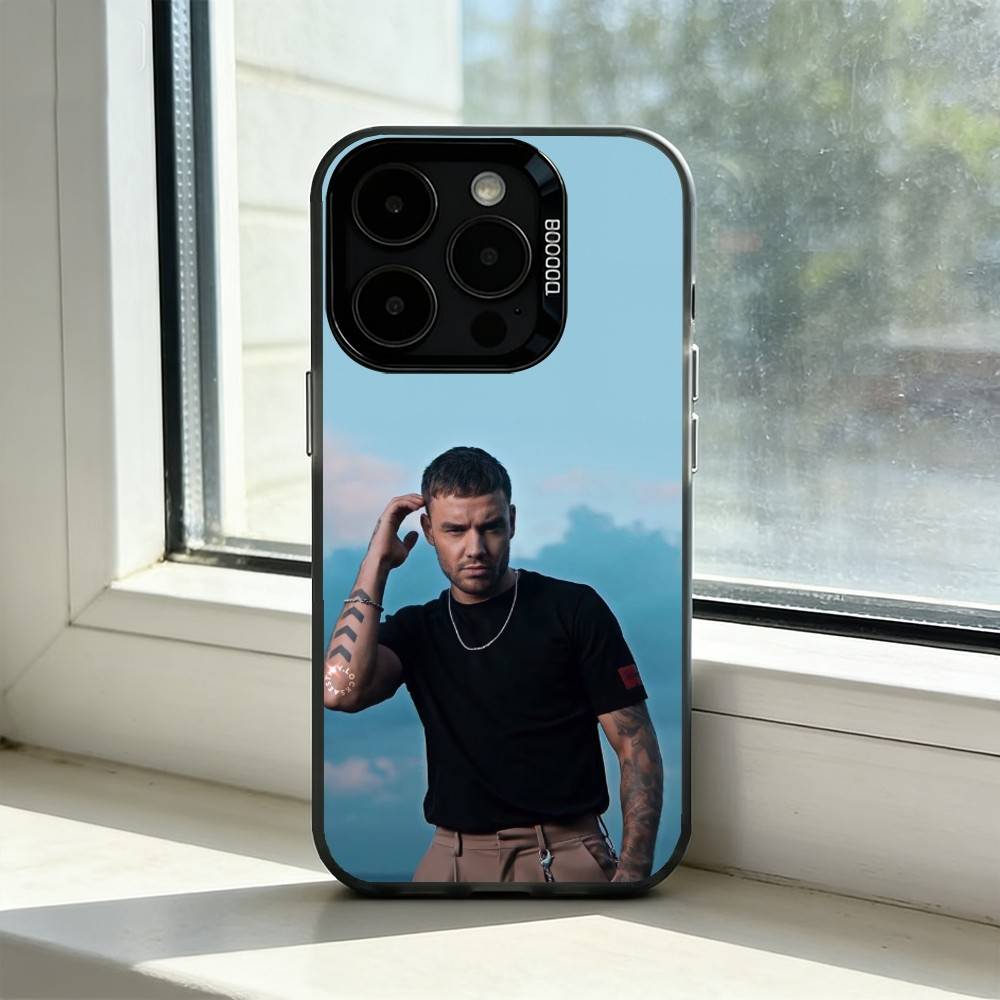 S-Singer L-Liam Payne Phone Case For iPhone 17,16,15,14,13,12,11 Plus,Pro Max,XS,Colorful Silver Phone Case Funda Cover