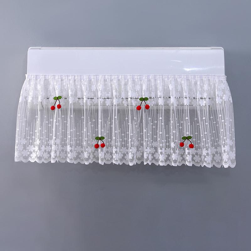 1PC Windshield Curtain Bedroom Air Conditioner Cover Cloth Dust-proof Lace Anti-direct Blowing Air Conditioner Household