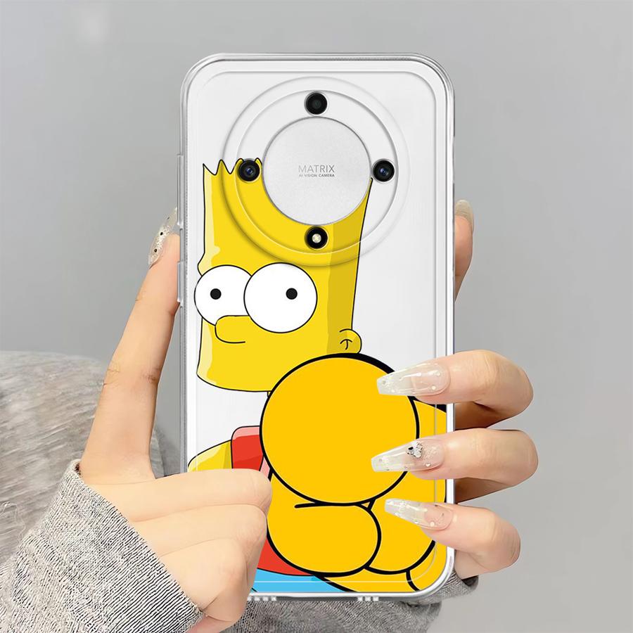 Милый Чехол The S-simpsons для Honor X9a X9b 90 Lite X8 X8b X8a X7b Мягкая Крышка для Телефона