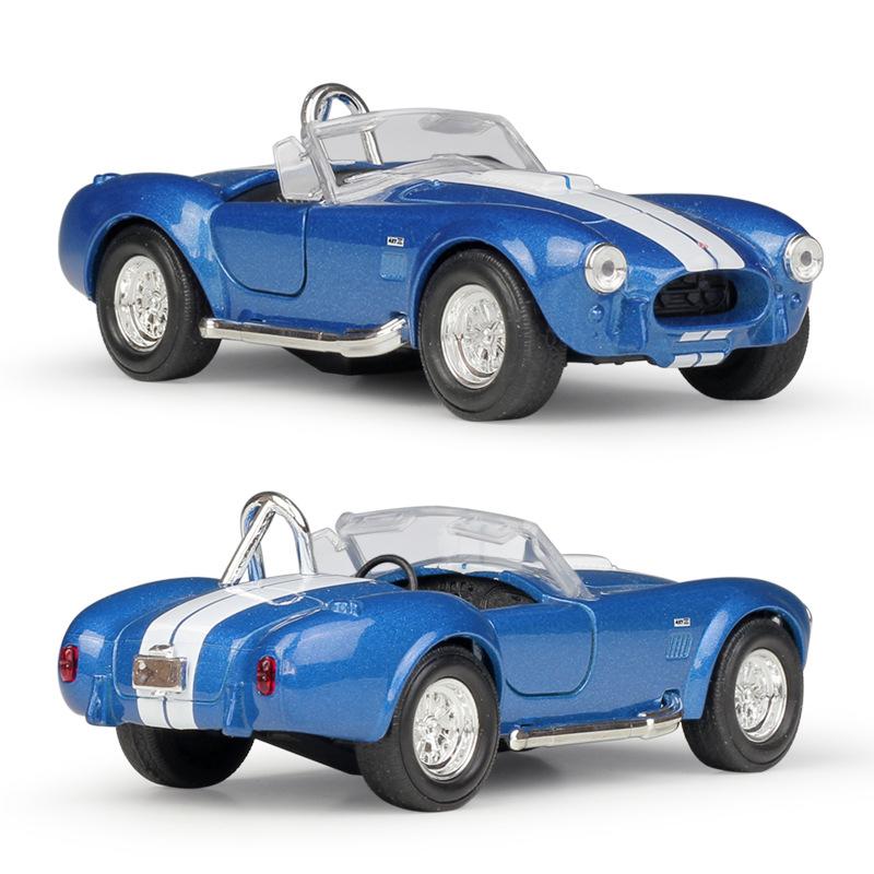 1/36 Ford Shelby Cobra 427 S/C Retro Model Hračky WELLY Diecast Vozidlo Miniatura Natahovací Klasická Kolekce Dárek Pro Děti