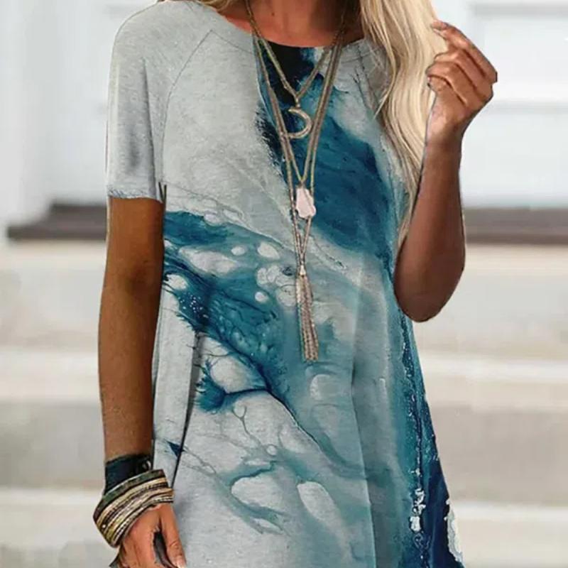 

Женская футболка с полосатым графическим узором, повседневная, праздничная, для выхода в свет, абстрактная, геометрическая, с рисунком, футболка, короткая, XS-8XL S