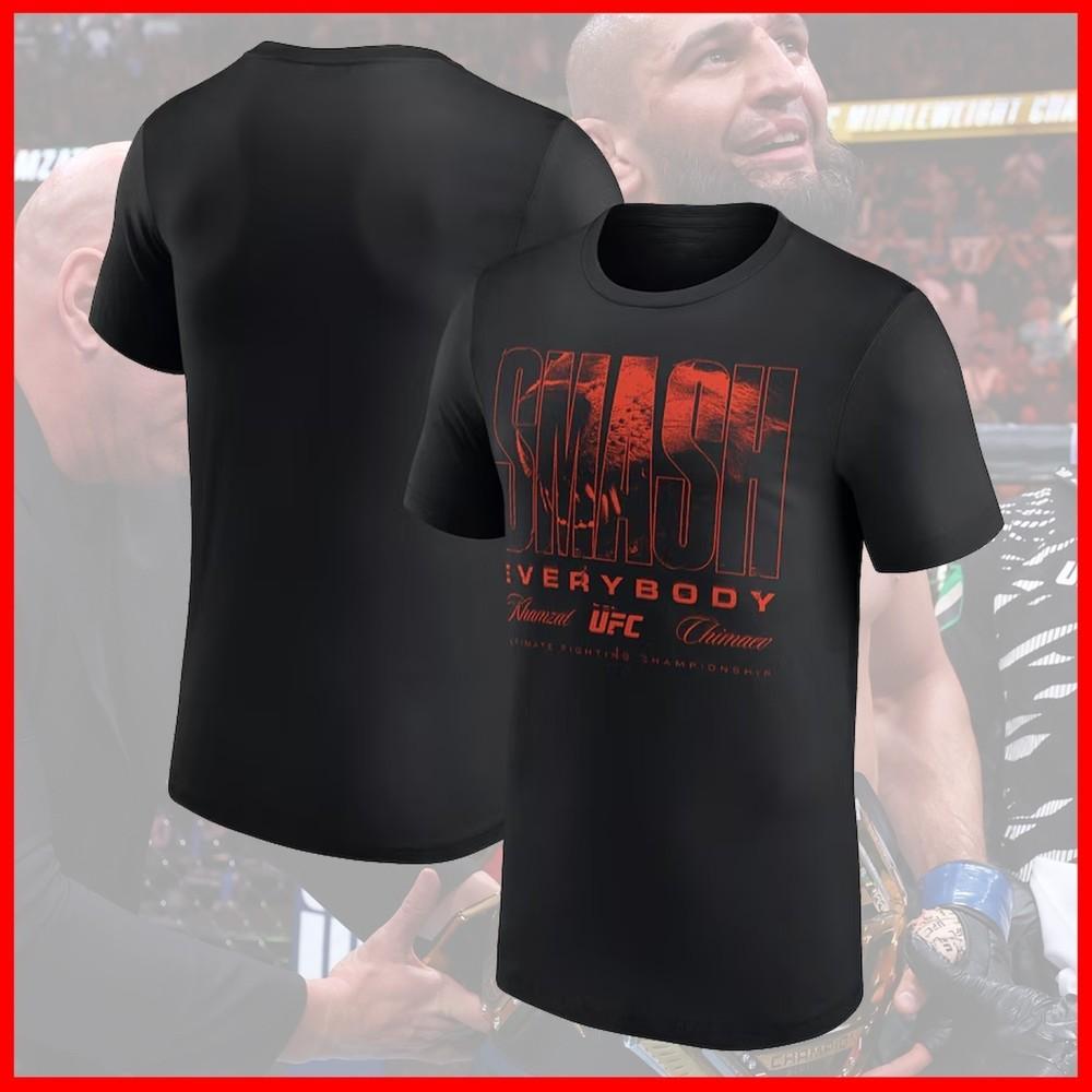 

SALE!!! 2025 Khamzat Chimaev UFC 319 Fighting Champions T-Shirt S