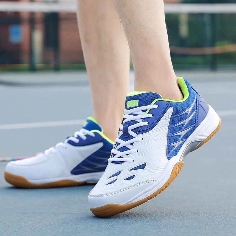 Professional Badminton Shoes Men Women Tennis Shoes Comfortable Table Tennis Sneakers Ladies Volleyball Shoes