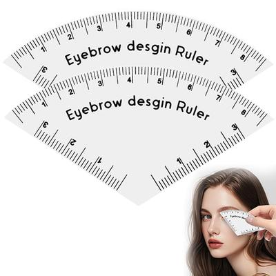 Fast Drawing Eyebrow Desgin Ruler Microblading Mapping Tool Shaping Permanent Makeup Drawing Guide Ruler Tattoo Supplies Reuse