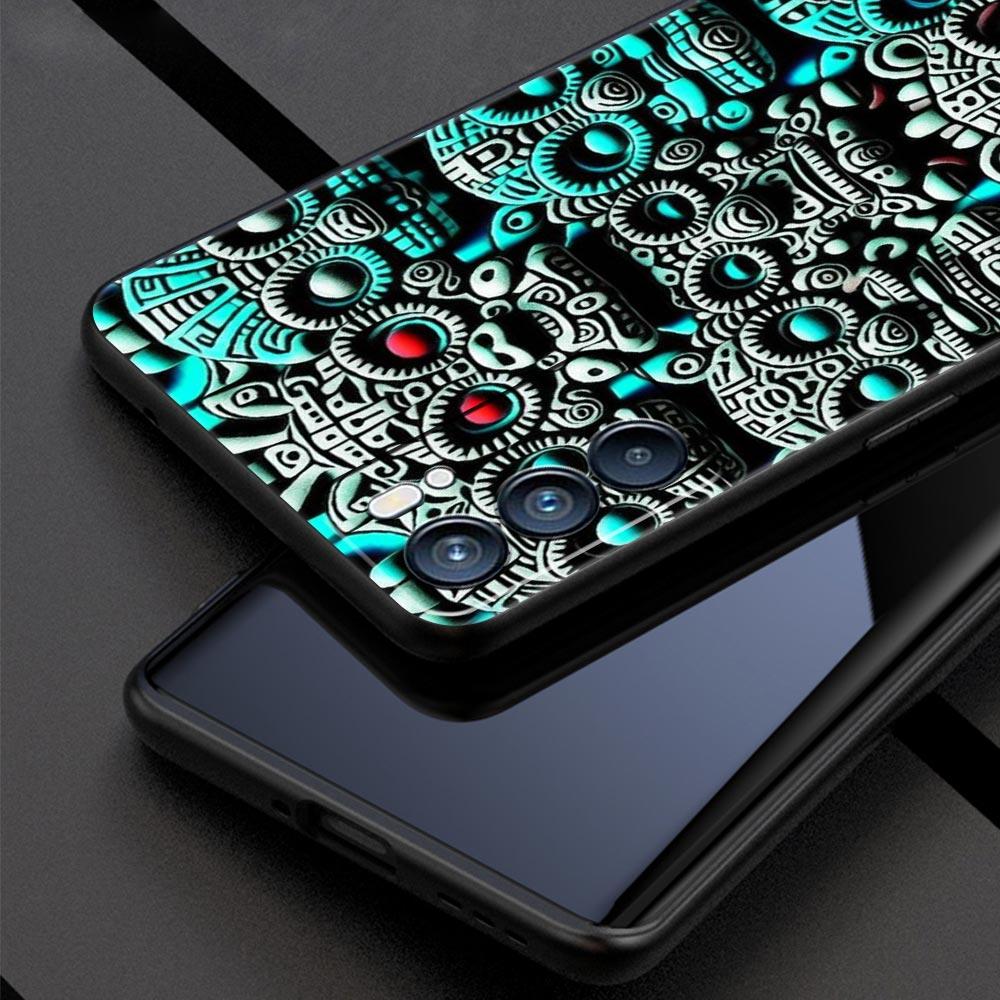 Vintage Totem Painting Phone Case For Oppo Reno 13 12 11 10 7 F Find X5 X6 A98 A80 A79 A78 A57 A54 A31 A17 Pro 5G Soft TPU Cover