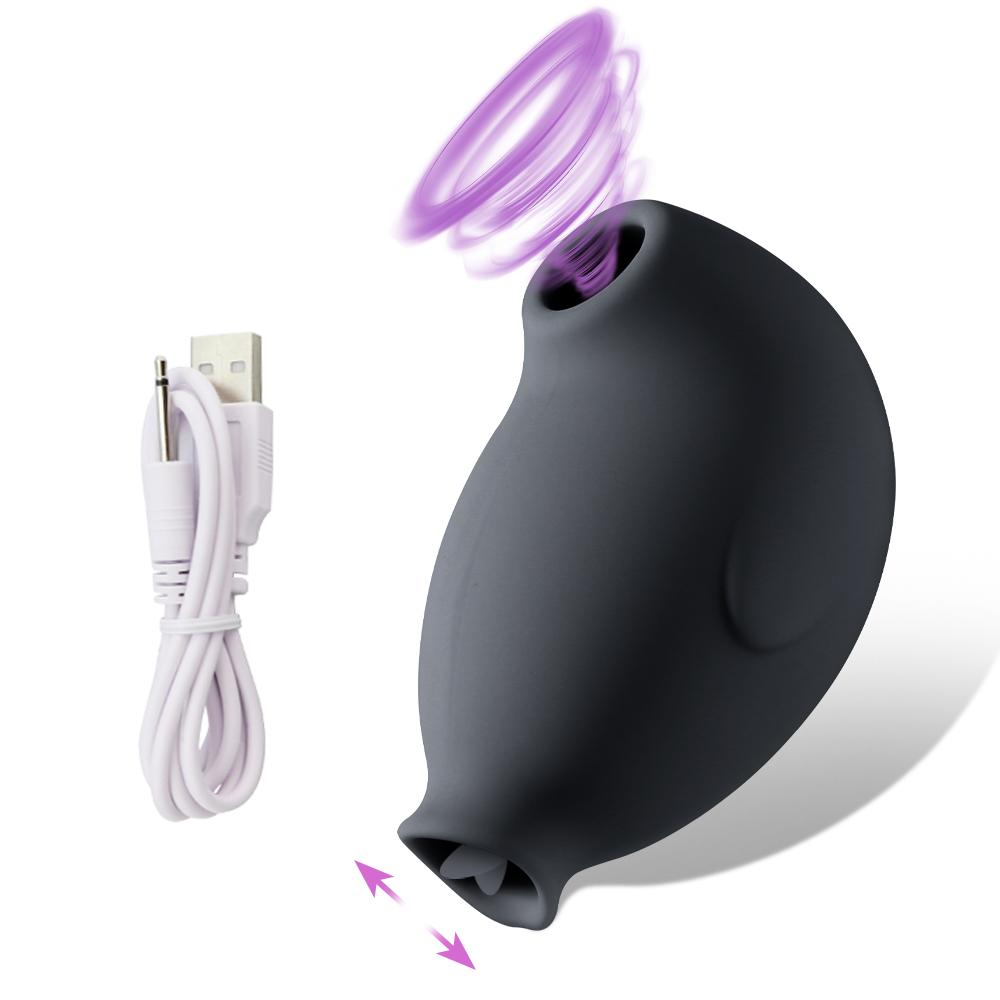 Sucking Vibrator for Women Clitoris Nipple Sucker Tongue Licking Stimulation Massager Masturbator Vibrating Sex Toys For Adult