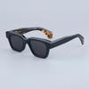 JMM Fellini Sunglasses Square High Quality High Street Punk Uv400 Men and Women Eyeglasses for Optical Prescripiton with Case