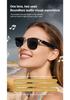 Smart Bluetooth Glasses with AI Translation: Supports 100+ Languages, Music Streaming, and Hands-Free Calls