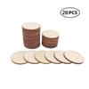 20pcs 60mm Wood Circles for Crafts Unfinished Wood Rounds Wooden Cutouts for Crafts Blank Wood Slices for Coasters Home Decor