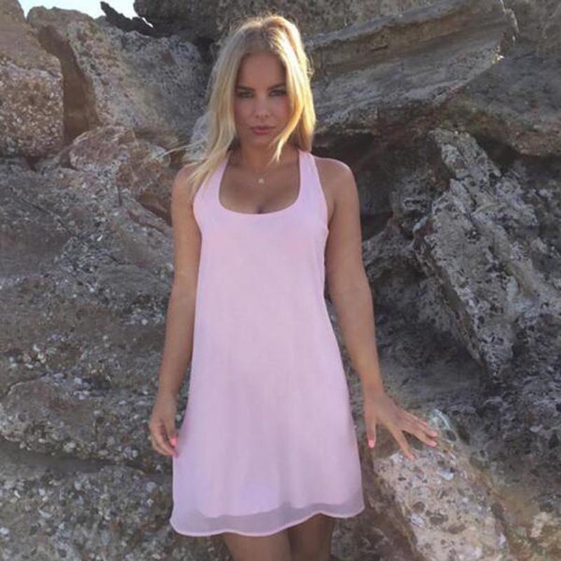 Luxurious Summer Beach Seaside Vacation Sexy Dew Shoulder Chiffon Dress For Women