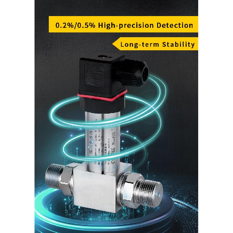 Water Differential Pressure Sensor Transmitter 4-20mA M20*1.5 100Kpa 1Mpa 2.5Mpa High Precision PressureMeasurement Transducer Sensors Oxygen 5