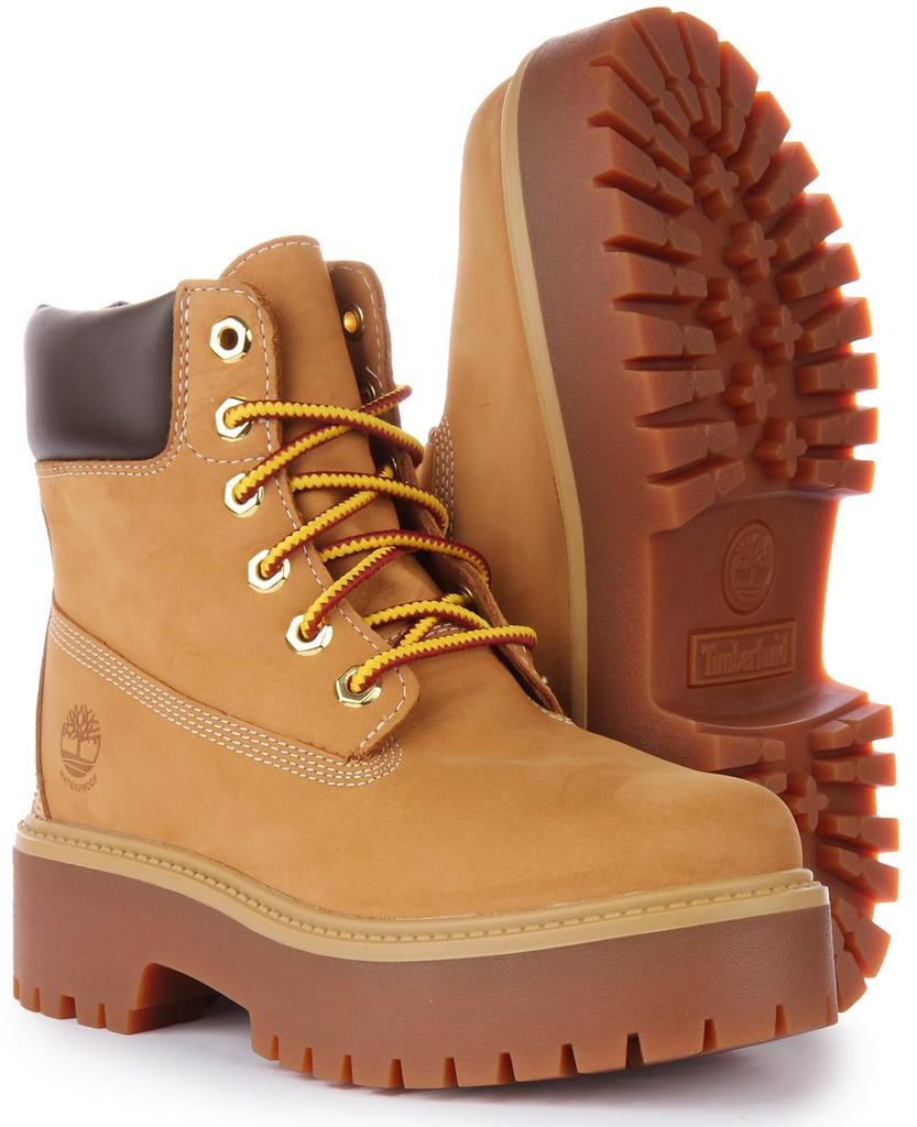 Timberland Premium WP Platform Boots A5RJD Brown Women's