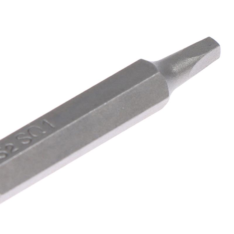 3 Stück 50/100mm Sq2 Vierkantkopf-Schrauberbit Schraubendreherbits Werkzeugset S2 Stahl Schraubendreherbits für Reparatur Handwerkzeug Bit-Set