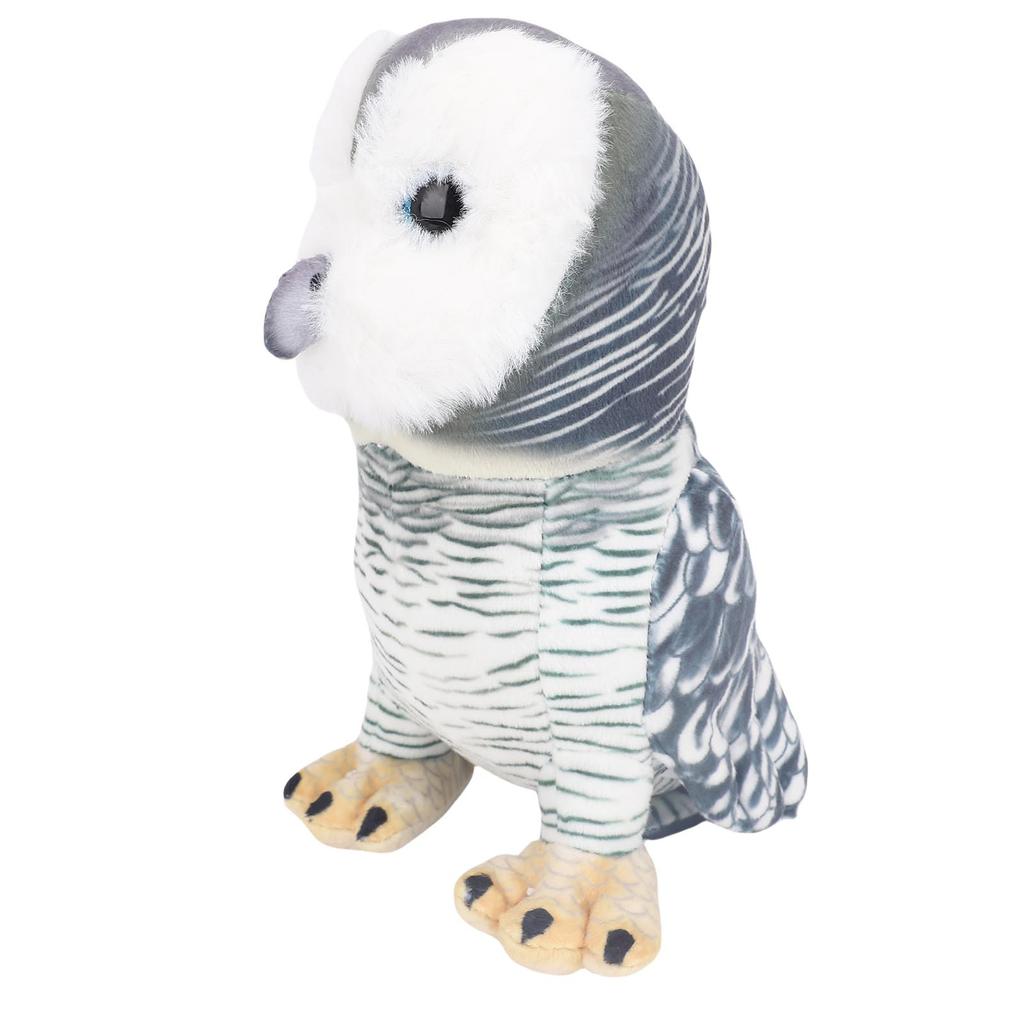 9,84 palce Plyšová vycpaná sova Roztomilá Realistická Dekorativní Měkká Plyšová Hračka Sova pro Dekoraci Dětského Pokoje