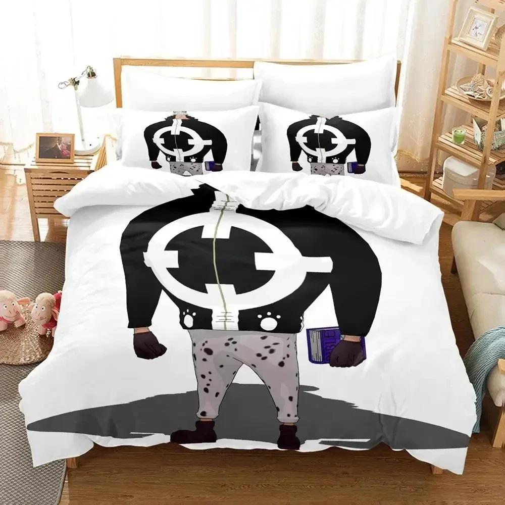 Anime Bartholemew Kuma Sängklädesset Påslakan Sängset Täcke Örngott Täcke king Queen Size Pojkar Vuxen Sängkläder