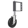 Portable Sturdy Rubber Gate Wheel 360 Degree Rotation for Farm Fence Garden and Wood Gate Spring Loaded Casters Set
