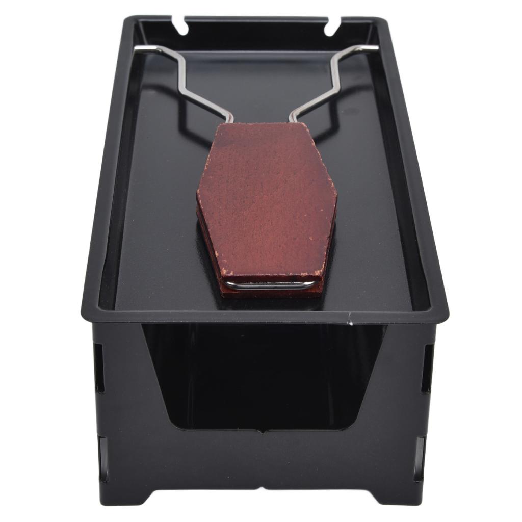 Mini Cheese Raclette Grill with Black Handle Rectangular Bakeware Cheese Baking Tool