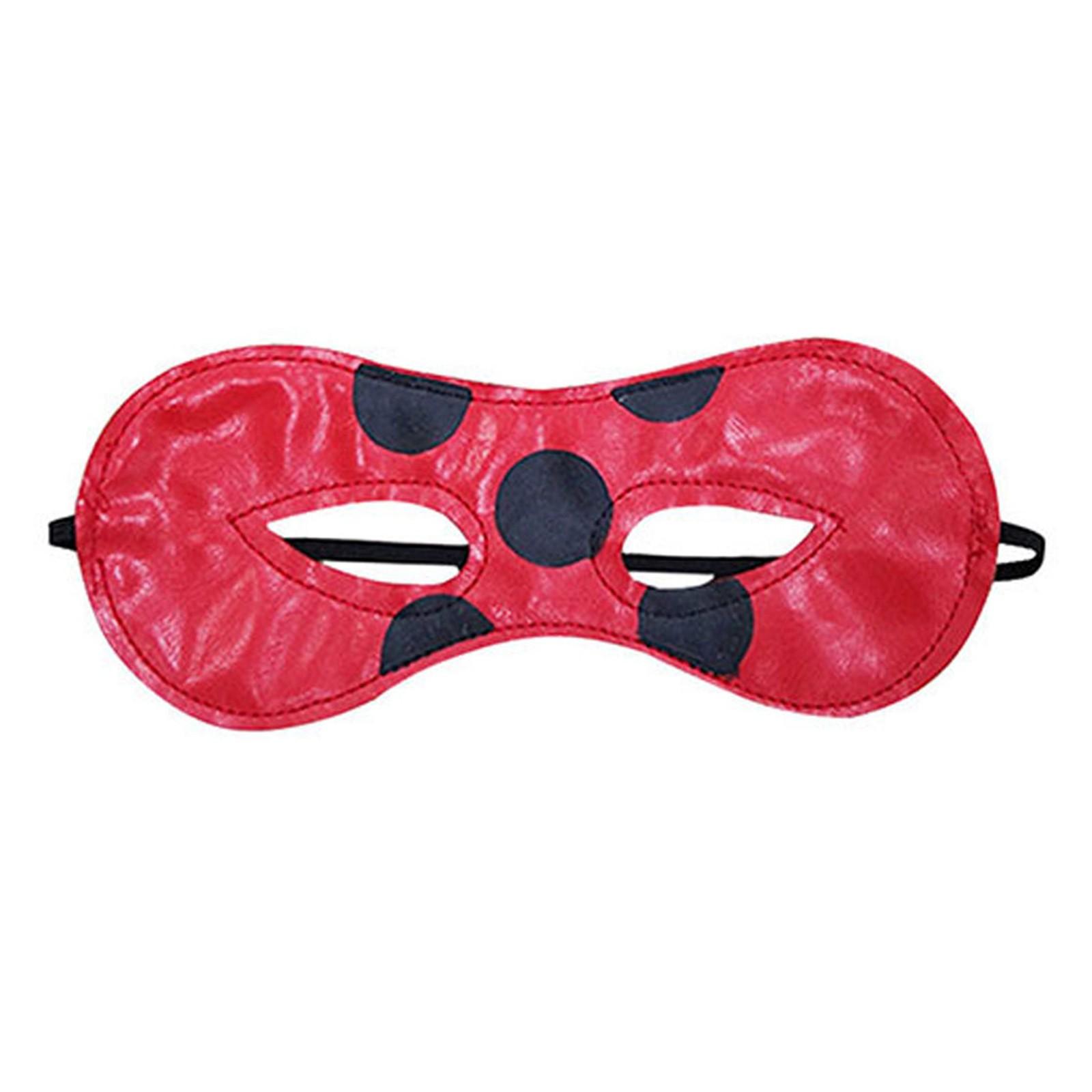 

Children s Role Play Props- Leather Eye Mask One Size красный
