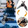Soft Texture Stuffed Bat Halloween Plush Toy, 24cm Big Animal Pillow Decorative for Parties Kids, Room Decor, Party Favors Kids