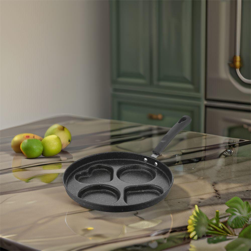 Non-stick Fried Egg Pan Rapid Heating Divided Egg Skillet Mini Omelette Skillet  Steak