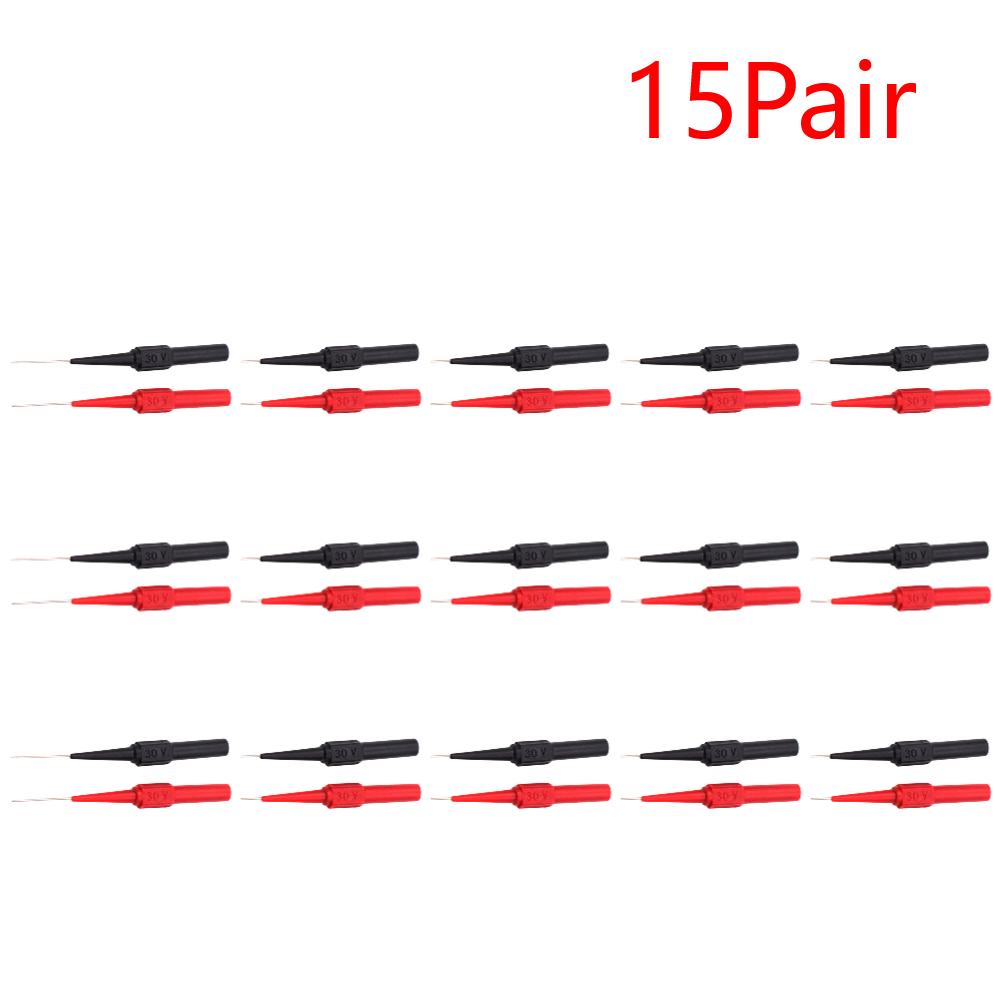 1 Pair Digital Multimeter Probe Soft-Nylon-Wireless Needle-Tip Universal Test Leads Diagnostic Puncture Extension Needle