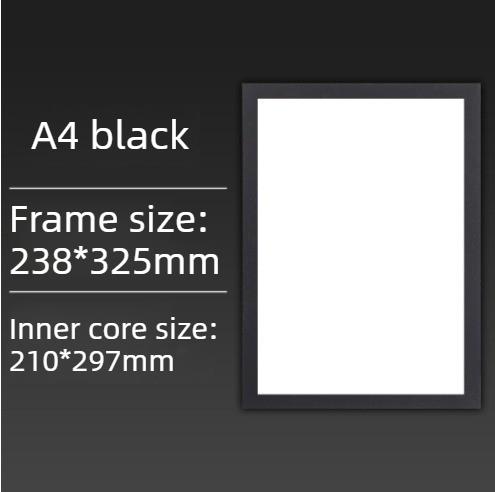Magnetic Poster Display Frame A1 A1 A6 Self Adhesive Photo Wall Sticker Frame for Photos Certificate Picture Frames