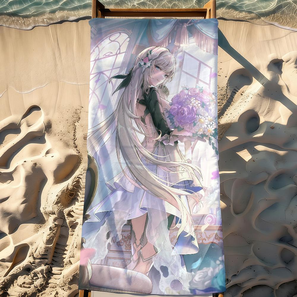 Bianca Game Punishing Gray Raven Towel Sports Quick Dry Travel Camping Gear Sandproof Soft Light Large Beach Towel