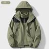 Men's and Women's Windproof, Waterproof, and Oil-Resistant Thickened Mountaineering Jacket for Autumn and Winter