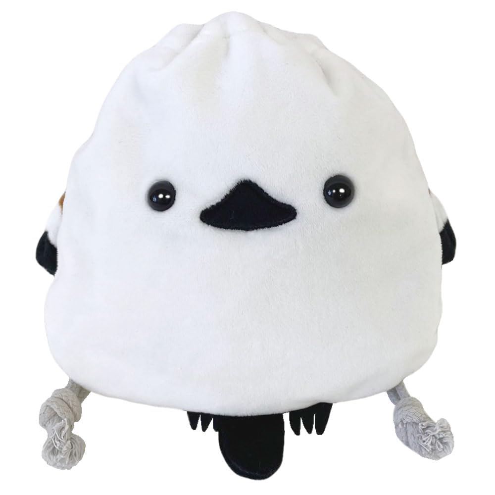 [BESTEVER] Mild Animal Drawstring Pouch, Long-Tailed Tit, 52016