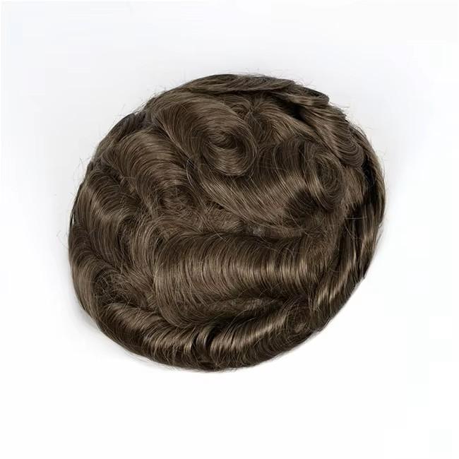 High Quality Men`s Indian Toupee Wig