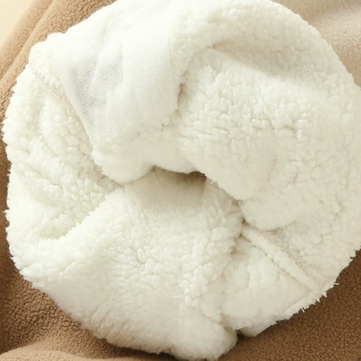 Baby Long Pants Winter Clothing with Plush and Thickened Baby Pants Autumn and Winter Cotton Pants for Boys Girls and Children