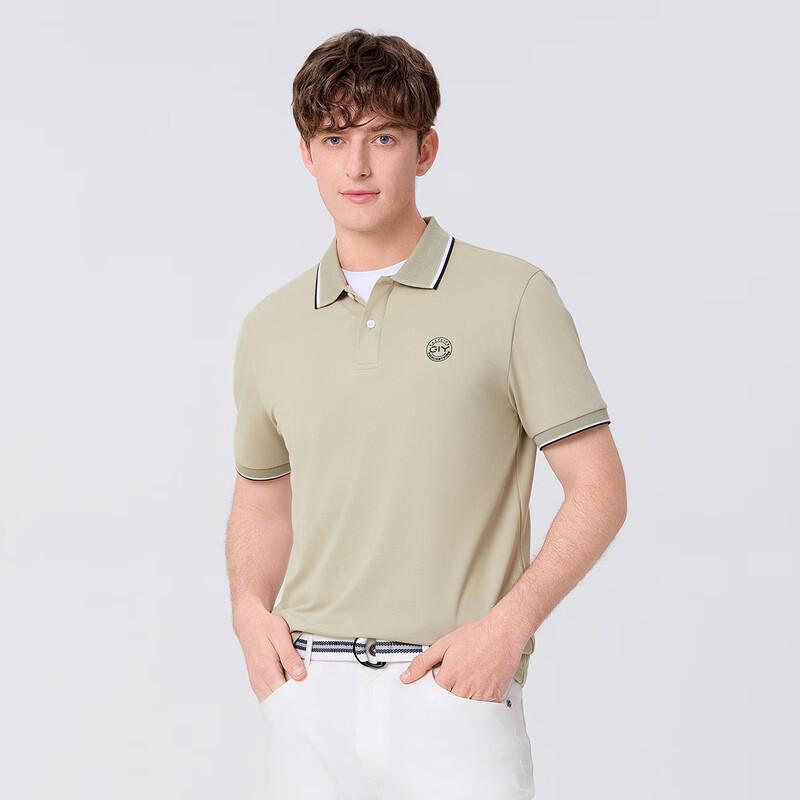 Goldlion Men's Short Sleeve Casual Polo Shirt
