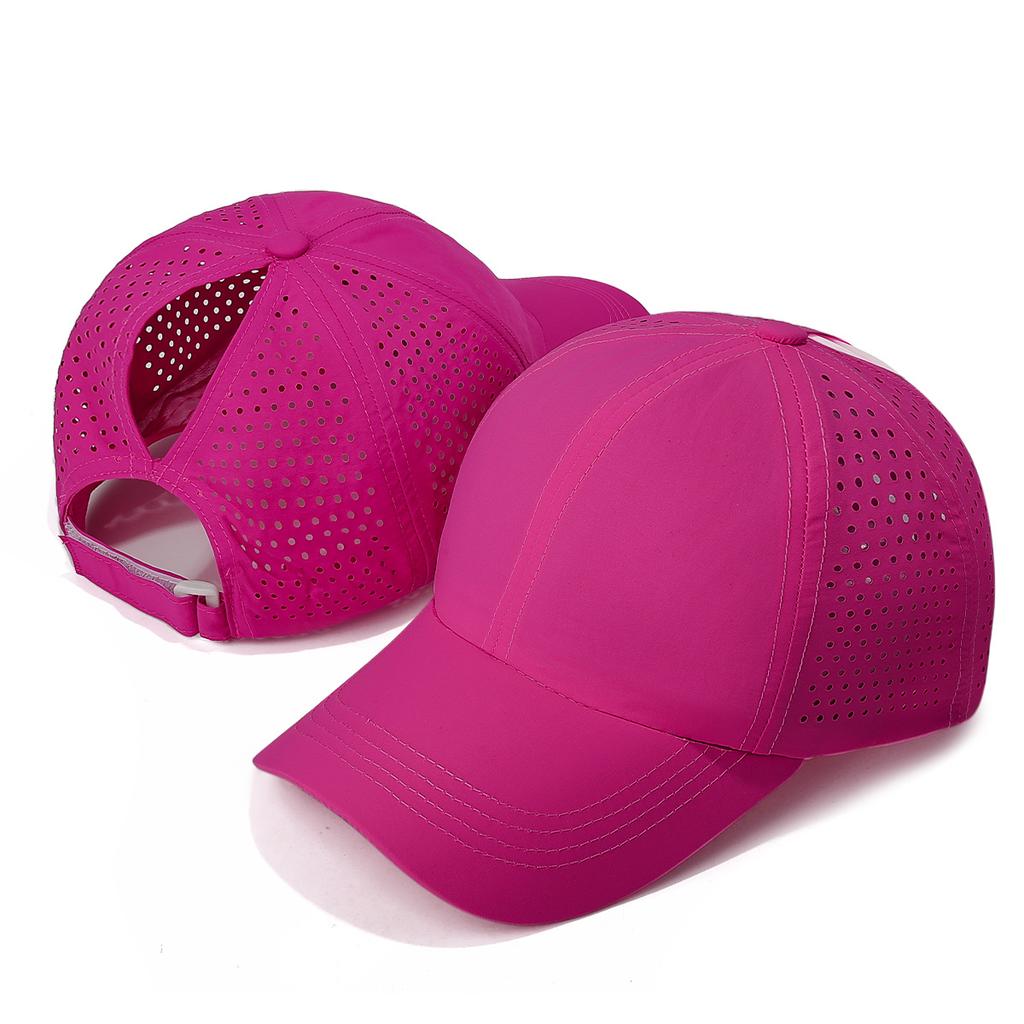 Women's Summer Thin Mesh Baseball Cap, Quick-Dry Visor Ponytail Caps, Breathable Outdoor Cycling Fishing Hat
