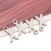 Stainless Steel 26 English Letter Pendant Charm for DIY Bracelets and Necklaces