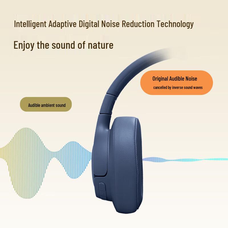 JBL TUNE770NC Active Noise-Cancelling Bluetooth Headphones