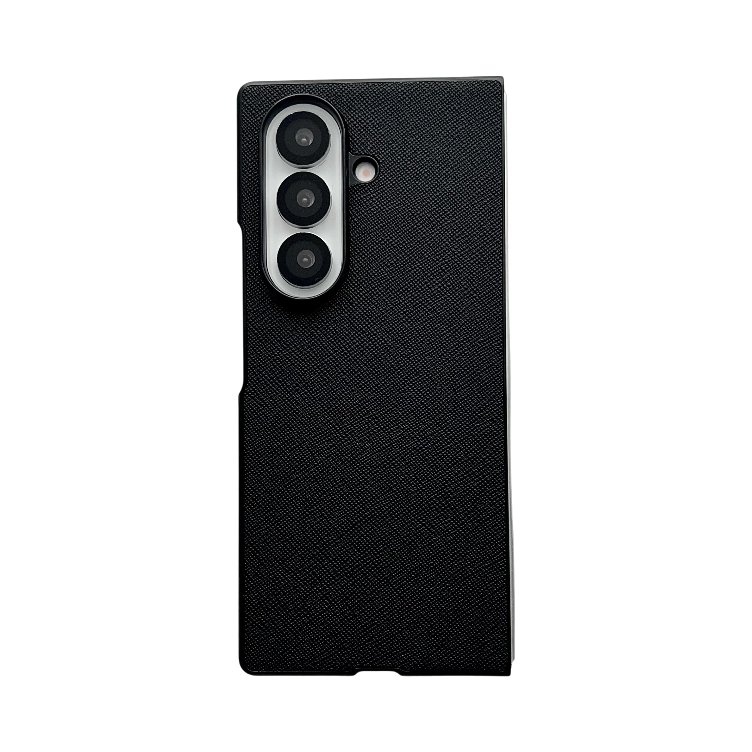 

Роскошный деловой кожаный чехол Sle Prom для телефона Samsung Galaxy Fold 7 6 5 4 3 Высококачественный противоударный защитный чехол из ТПУ из углеродного волокна Galaxy Z Fold6