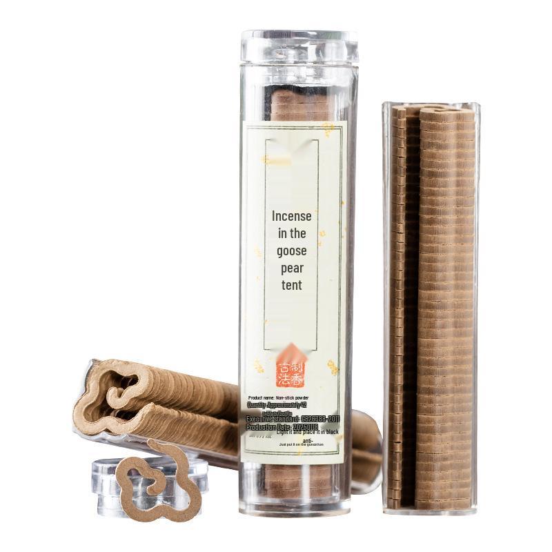 Auspicious Clouds Sandalwood & Agarwood Coil Incense for Indoor Aromatherapy - Long-lasting Deodorizing Incense Burner Censer