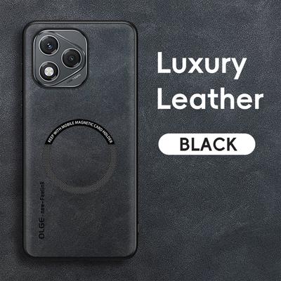 Magnetic Retro Leather Case For Honor 400 Lite Honor400Lite 5G Wireless Charging Phone Case Cover