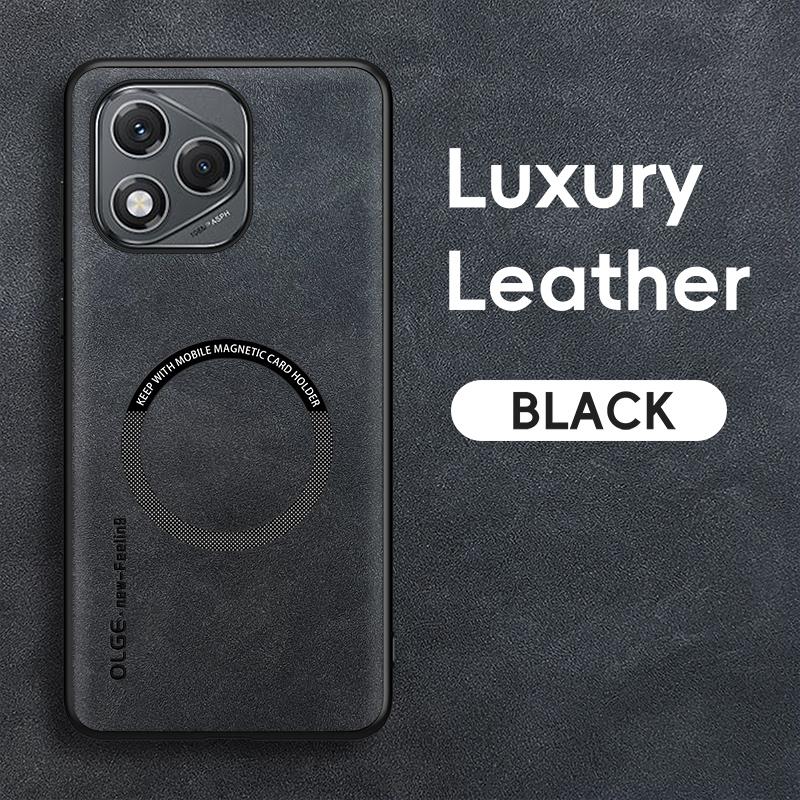 

Magnetic Retro Leather Case For Honor 400 Lite Honor400Lite 5G Wireless Charging Phone Case Cover Honor 400 Lite