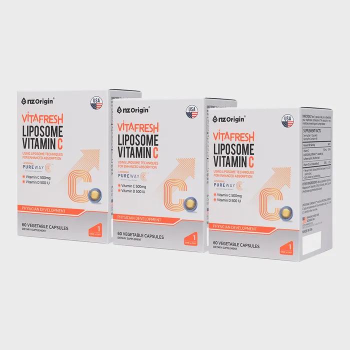 Vita Fresh Liposomal Vitamin C (60 Capsules) X 3