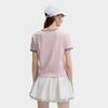 Fila Original Cool Touch Youth Trend T-Shirt Women Tops Pink F11W629110FPK