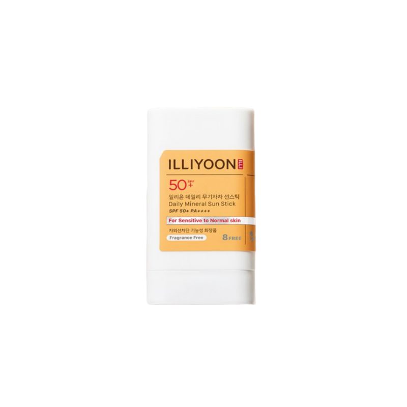ILLIYOON Daily Mineral Sun Stick SPF50+ PA++++ 20g 1pc 2pcs Option Daily Whole Family Outdoor Activity 20g 1pc