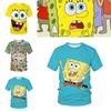 Cute 3d Spongebob Squarepants Cartoon T-shirt For Boys And Girls