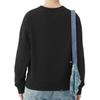 Puma ESS CREW FL Solid Color Athleisure Loose Fit Fleece Lined Sweatshirt Unisex Black 632292-01