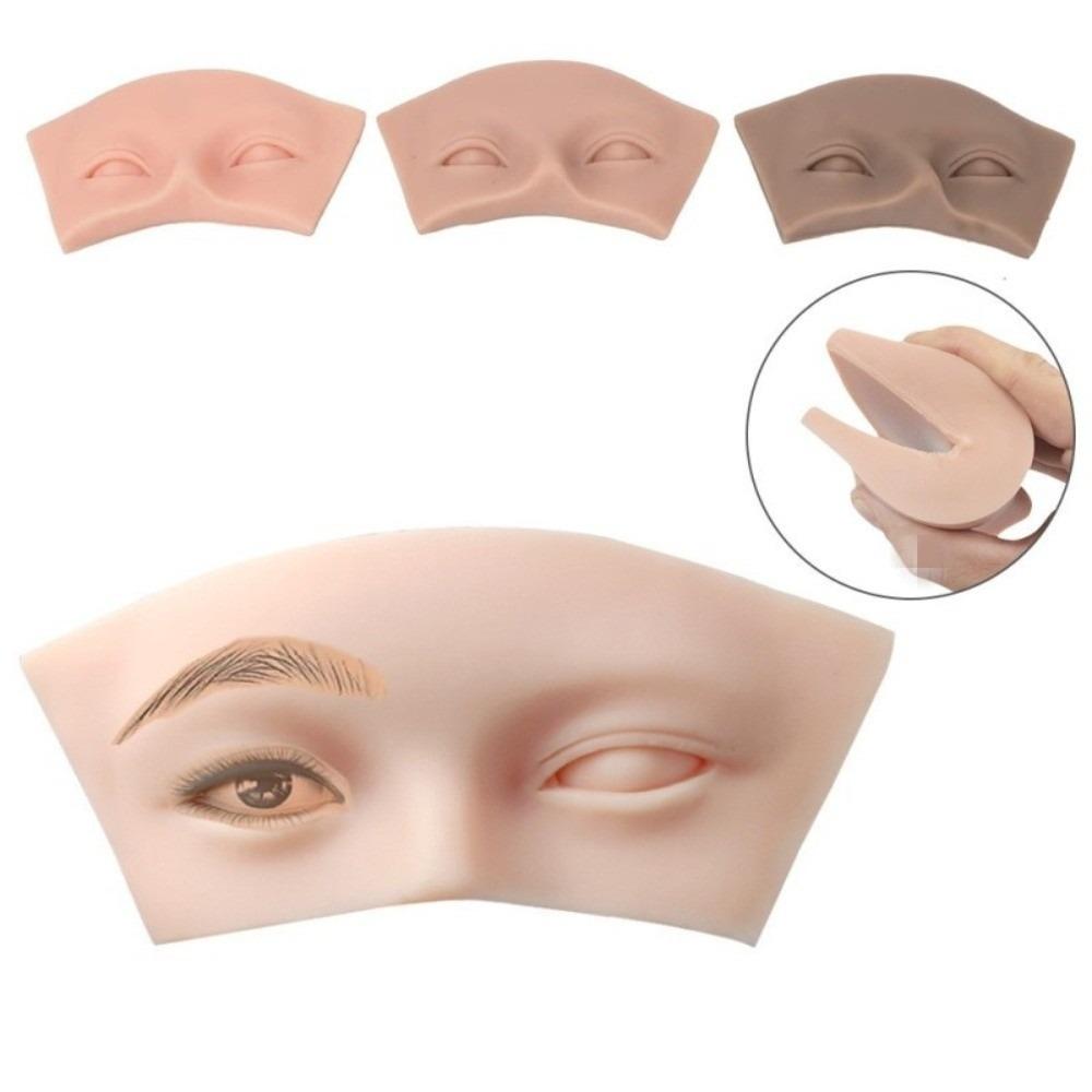 Teaching Tools Eyebrow Tattoo Practice Skin Premium Silicone Practice Pad  for Eye Permanent