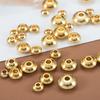20pcs Gold Color Stainless Steel Abacus Beads for DIY Necklace Jewelry Making Stopper Spacer Beads Crimp End Beads Wholesale