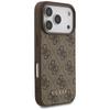 Guess 4G Classic Case for iPhone 17 Pro Brown