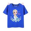 Kids T Shirt Frozen Elsa Princess Ariel Rapunzel Girls Summer Short Sleeve Little Girls 713Years Birthday Baby Children Gifts